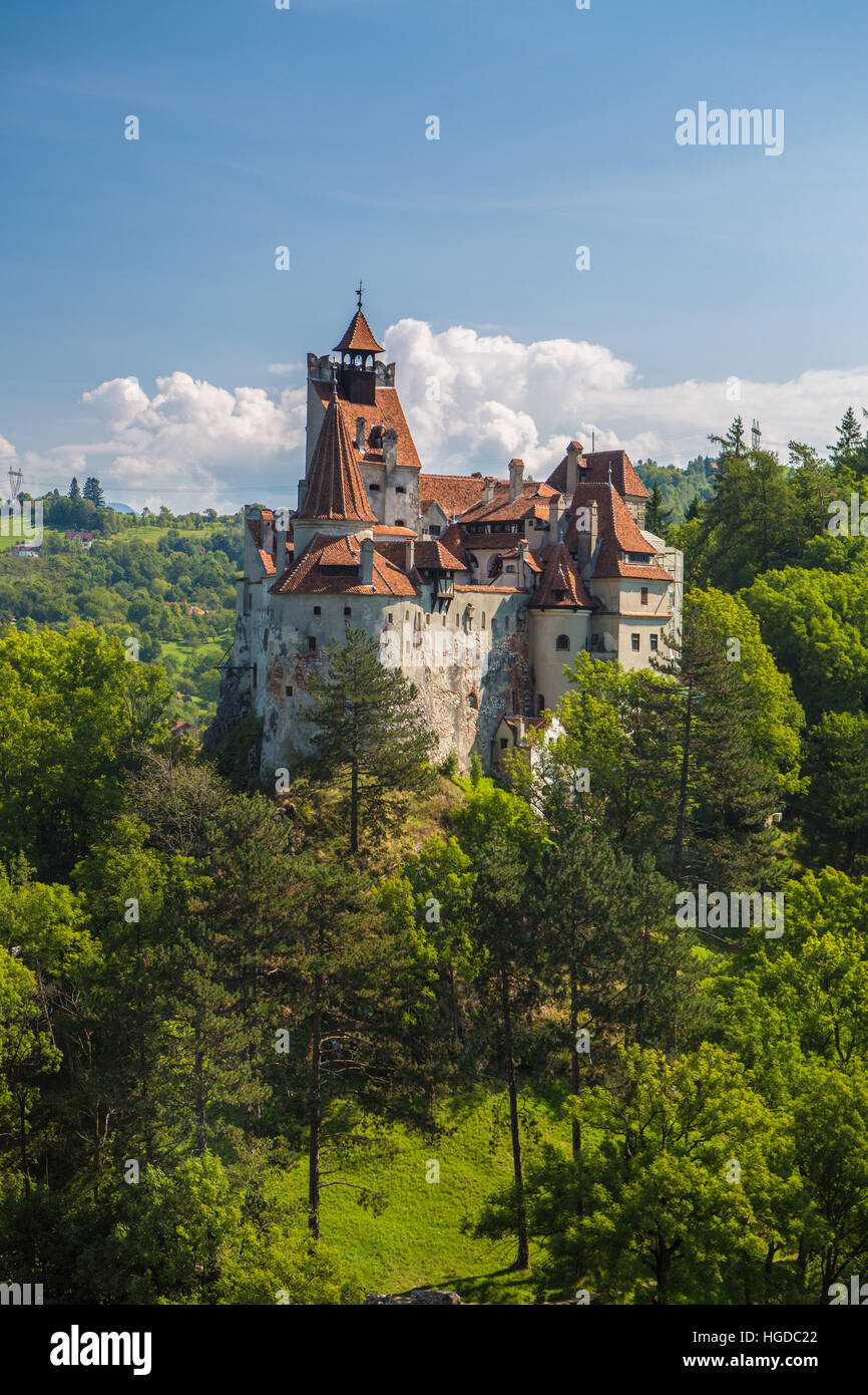 Rumänien, Transsilvanien, Kleie Stadt, Schloss Bran, Dracula-Schloss, Stockfoto