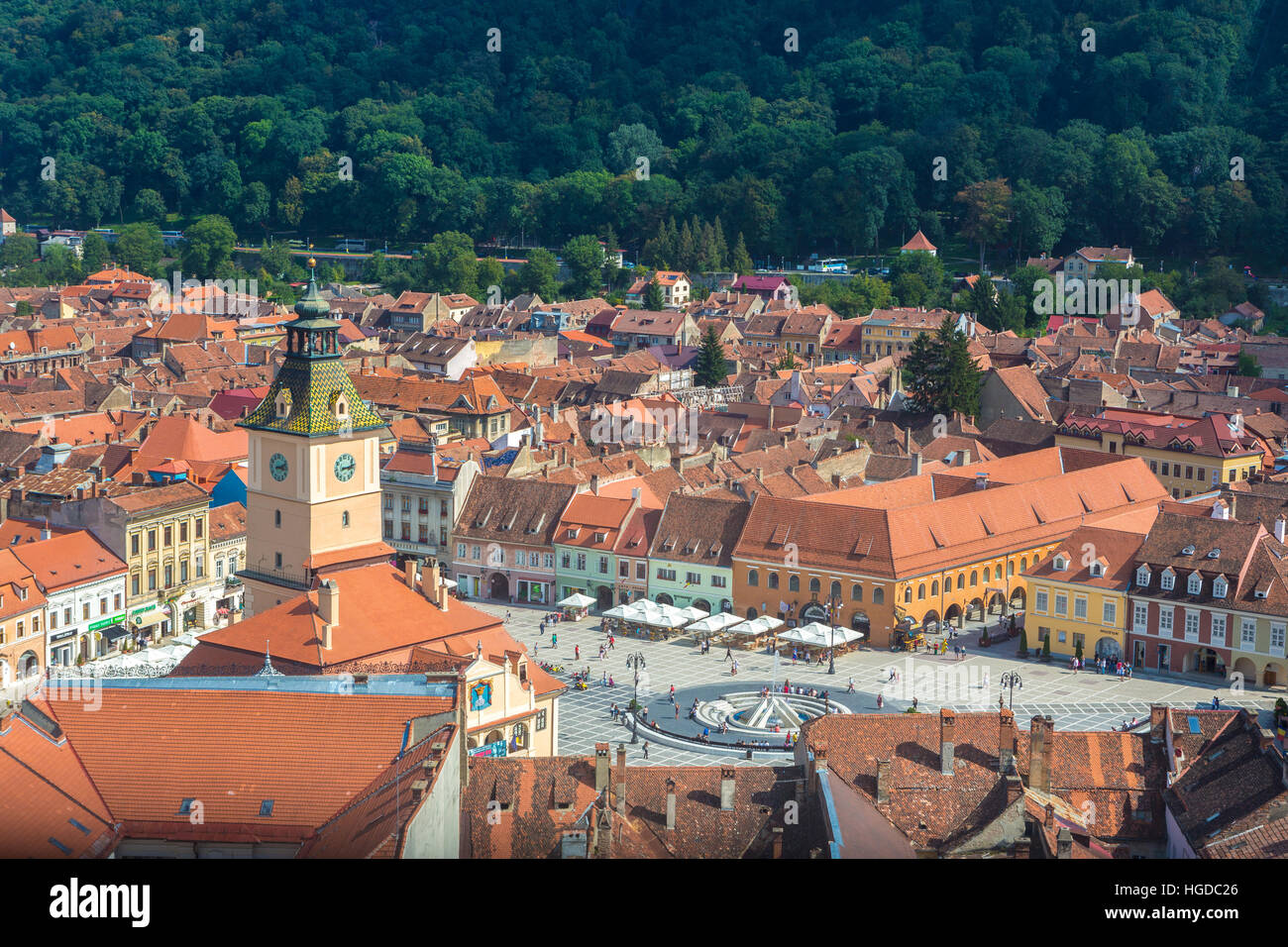 Rumänien, Siebenbürgen, Brasow Stadt, Rathausplatz, altes Rathaus Stockfoto