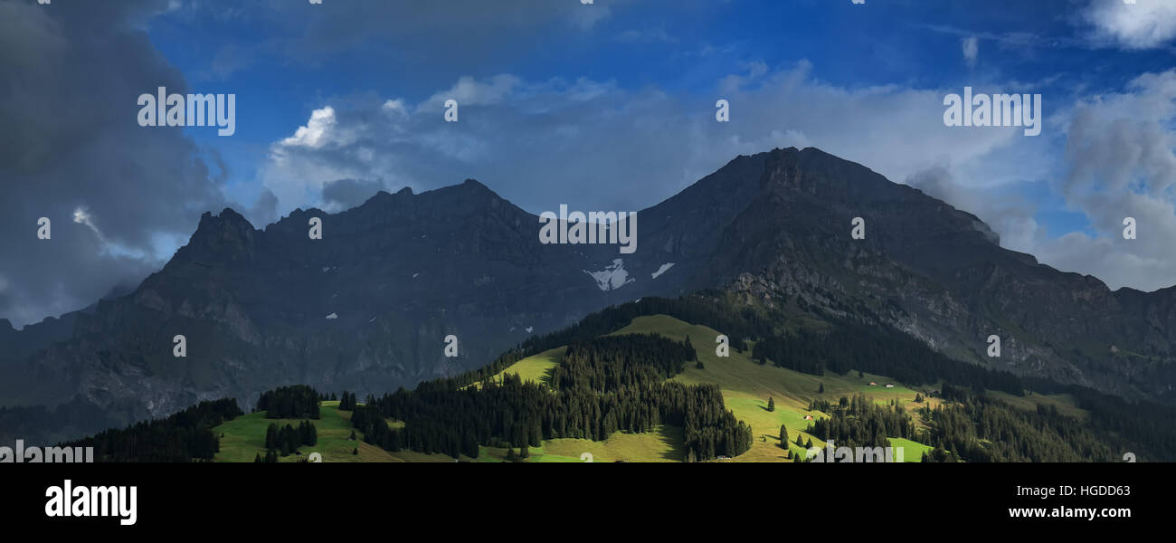 Berg, Lohner, Alpen Stockfoto
