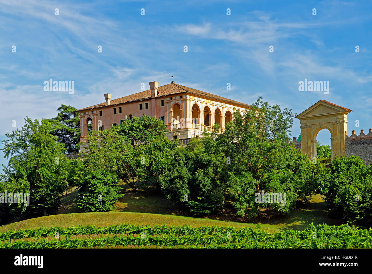 Torreglia, Colli Euganei Euganeischen Hügel, Villa dei Vescovi Stockfoto
