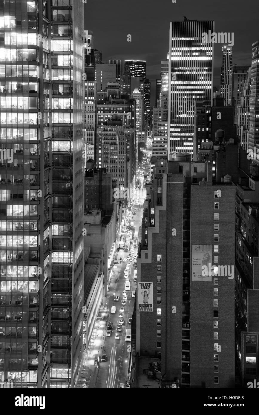 Ostküste, New York, Manhattan, Sky Zimmer Stockfoto