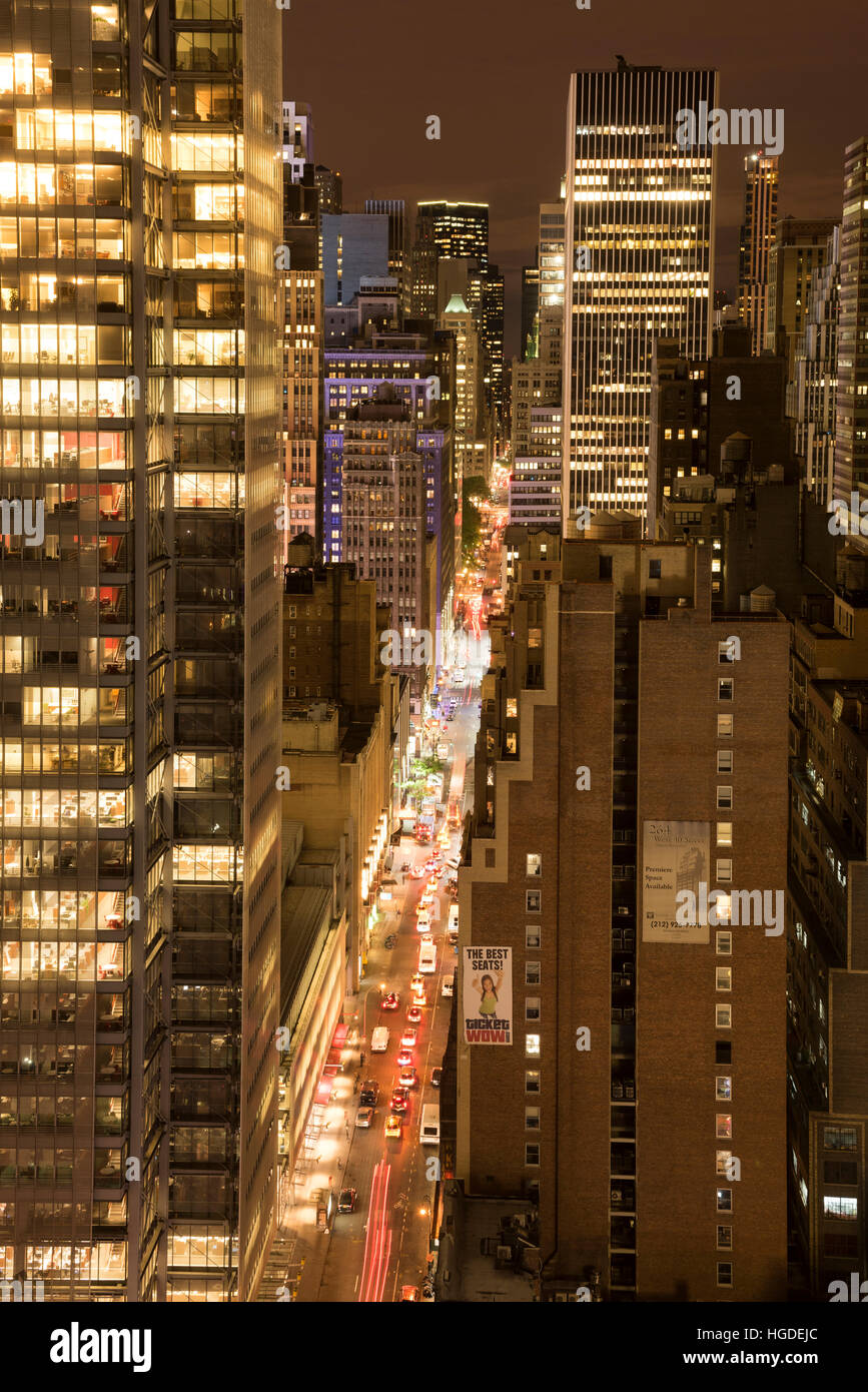 Ostküste, New York, Manhattan, Sky Zimmer Stockfoto