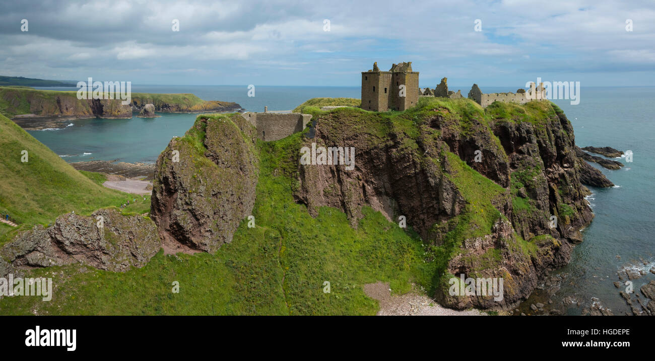 Europa, UK, Großbritannien, Schottland, Stonehaven, Dunnottar Castle, Stockfoto