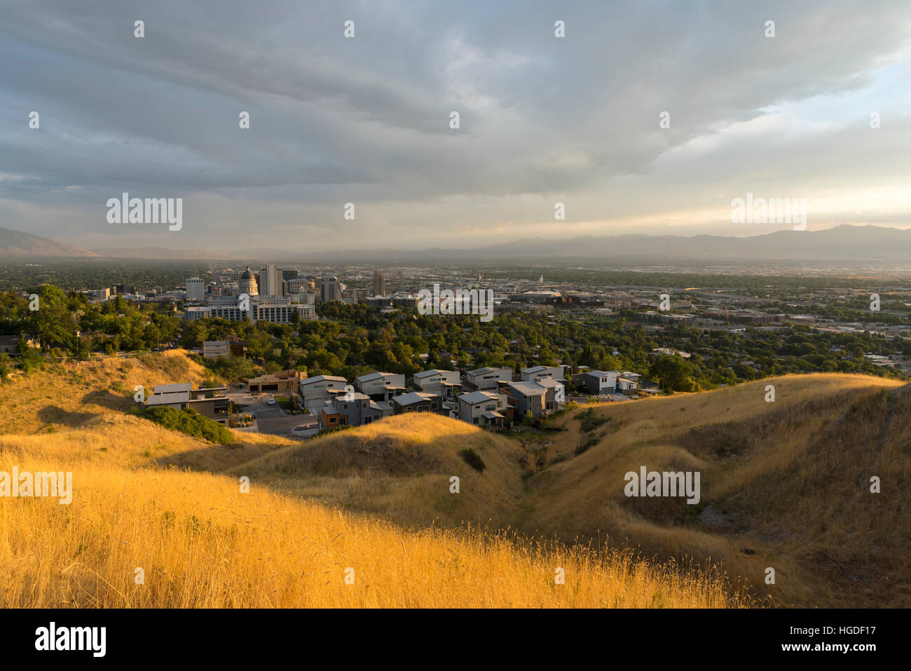 Davis County in Utah Salt Lake City Stockfoto