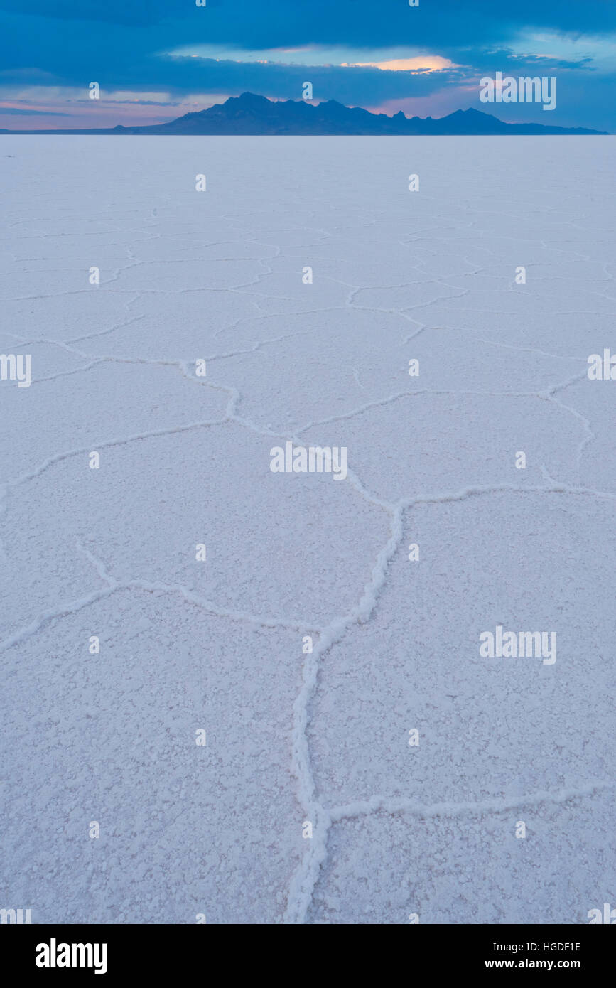 Wendover, Utah Bonneville Salt Flats Stockfoto