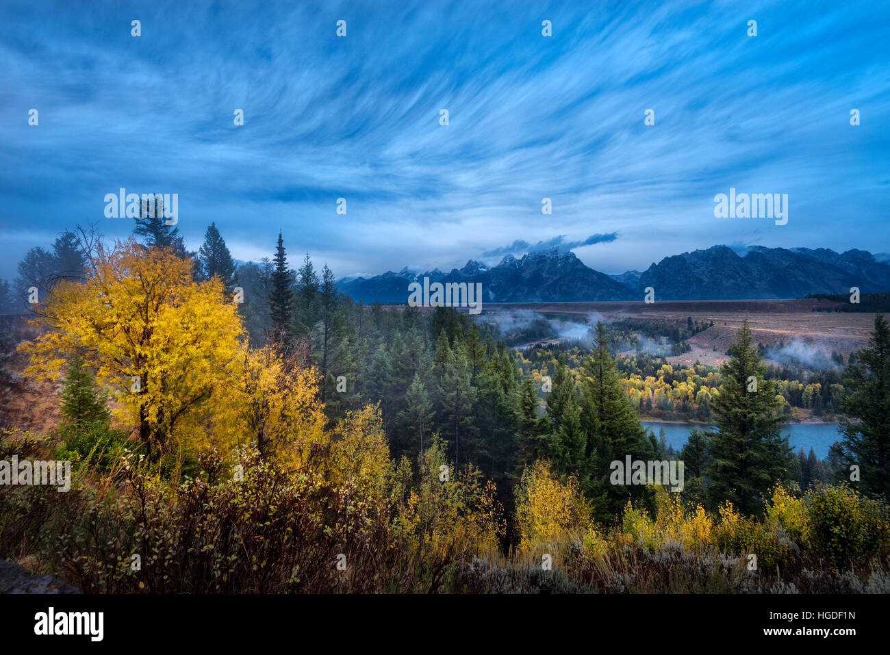 Wyoming, Rocky Mountains, Teton County, Grand Teton Nationalpark Stockfoto