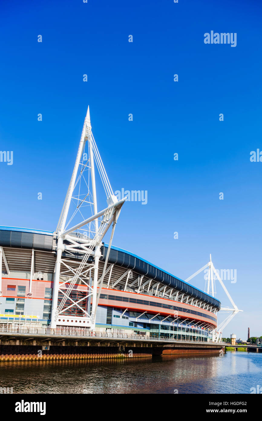 Wales, Cardiff, The Millennium Stadion aka Fürstentum Stockfoto