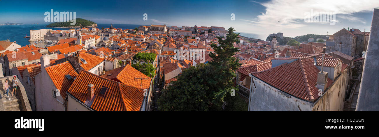Historische Altstadt von Dubrovnik, UNESCO, Stockfoto