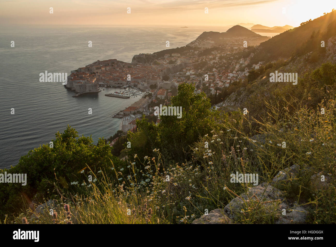 Historische Altstadt von Dubrovnik, UNESCO, Stockfoto