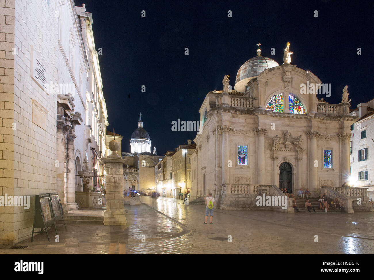 Historische Altstadt von Dubrovnik, UNESCO, Stockfoto
