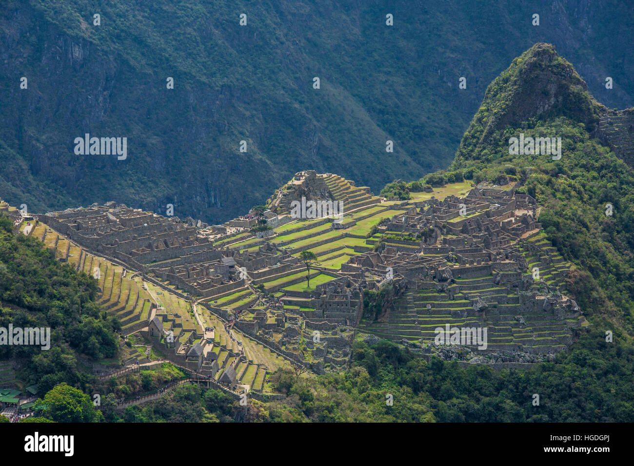 Inka-Stätte Machu Picchu, Stockfoto