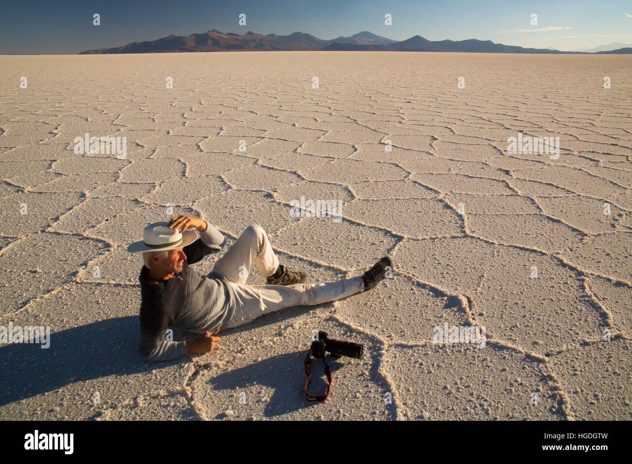 Salt Lake Uyuni, Salz größte See Südamerikas, Stockfoto Salt Lake Uyuni, Salz größte See Südamerikas, Stockfoto