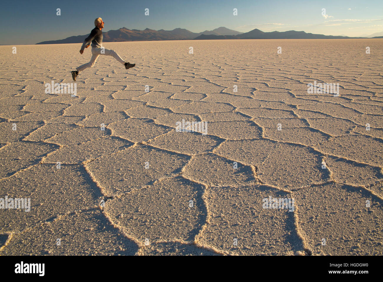 Salt Lake Uyuni, Salz größte See Südamerikas, Stockfoto Salt Lake Uyuni, Salz größte See Südamerikas, Stockfoto