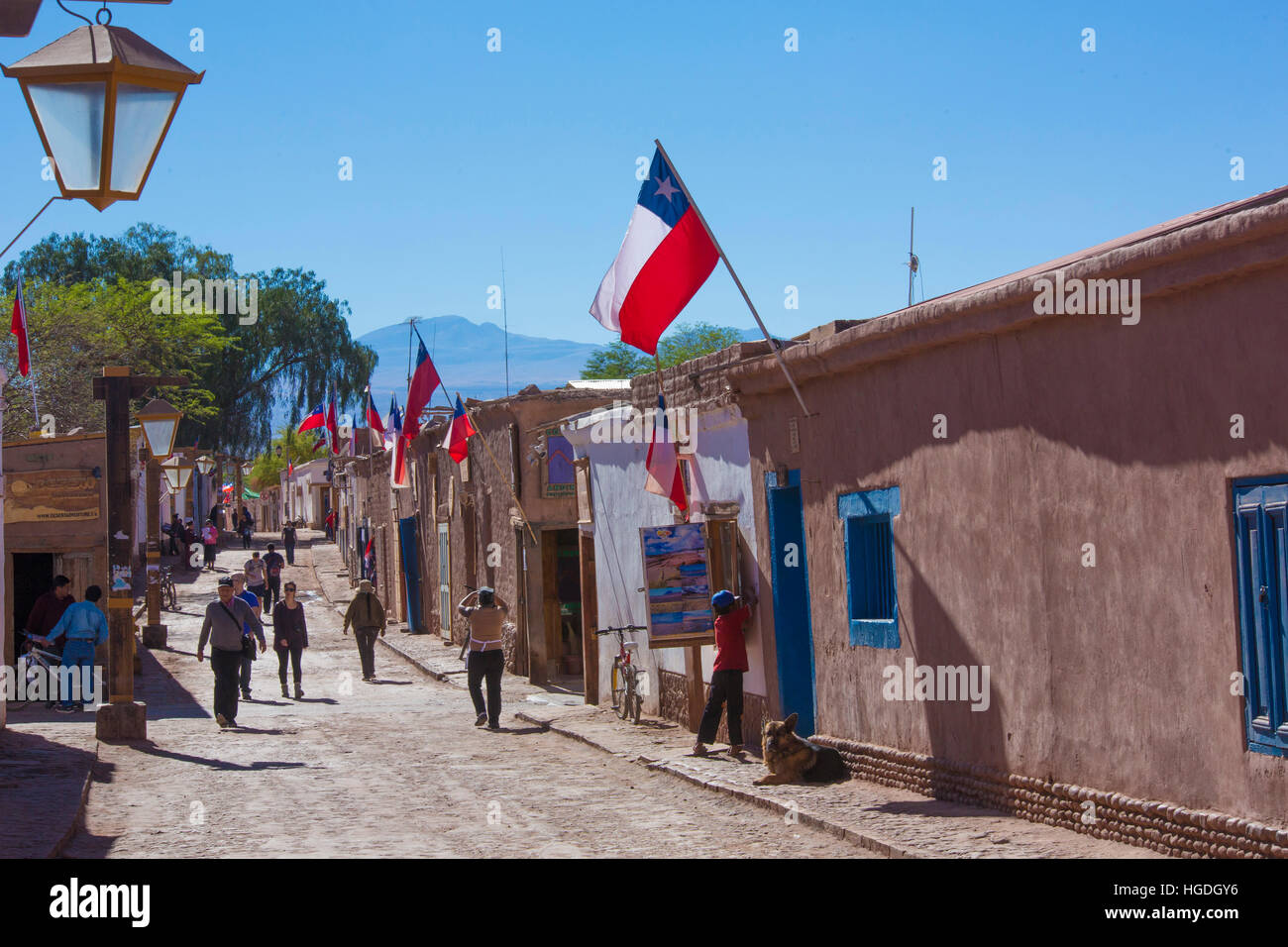 San Pedro de Atacama in Chile Stockfoto
