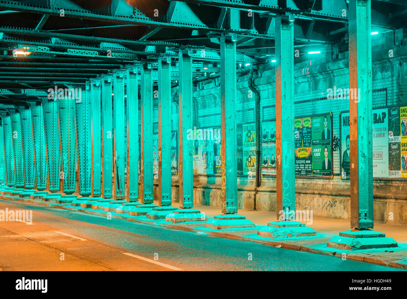 Bahnhof u-Bahn Hansaring, Köln Stockfoto