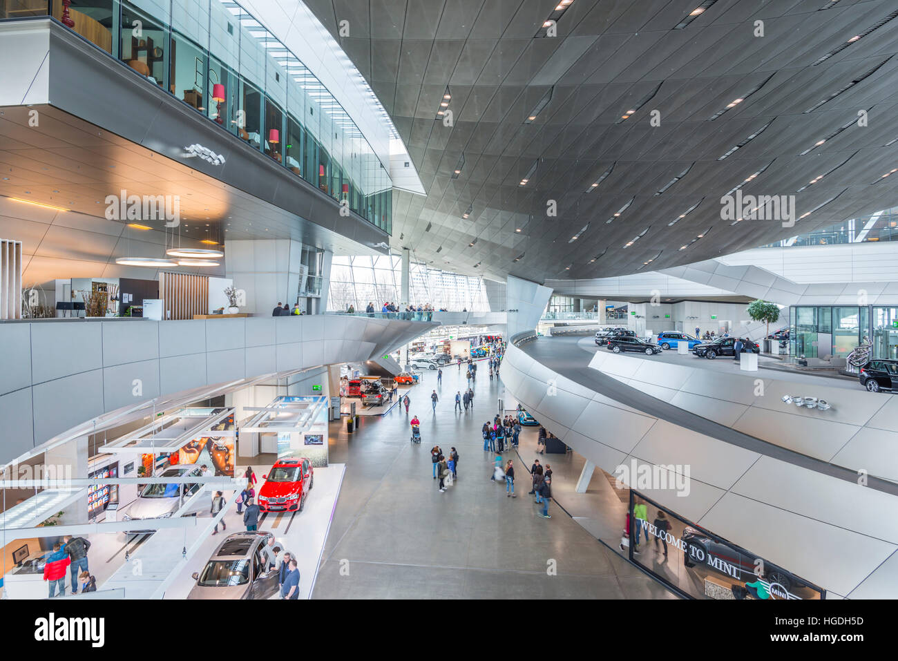 BMW Welt, München, Bayern Stockfoto