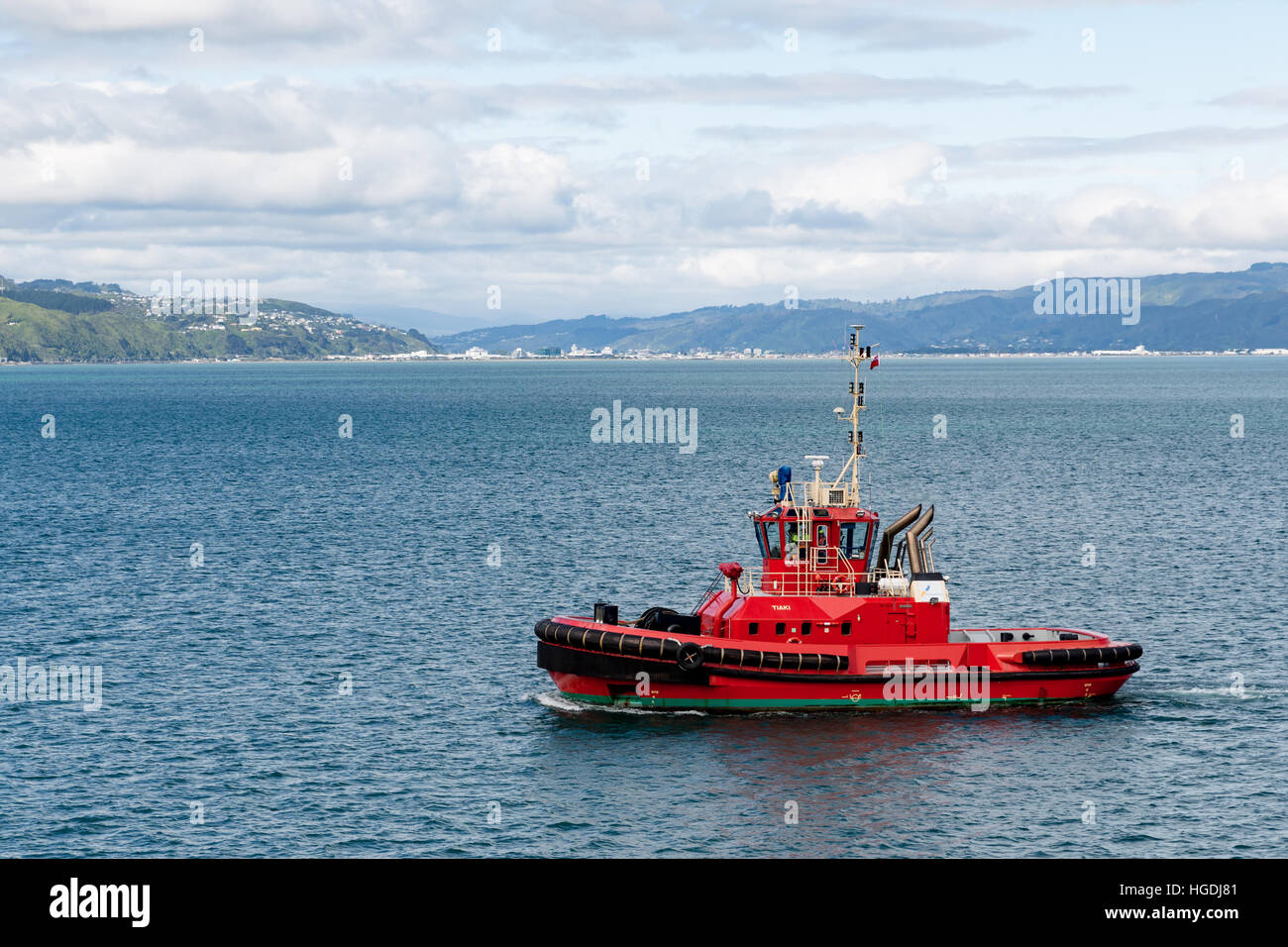 Schlepper Tiaki in Wellington, Neuseeland. Stockfoto