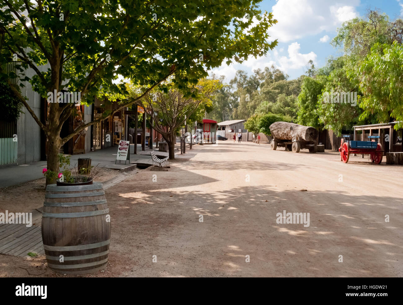 Historischen Hafen, Echuca, Victoria, Australien Stockfoto