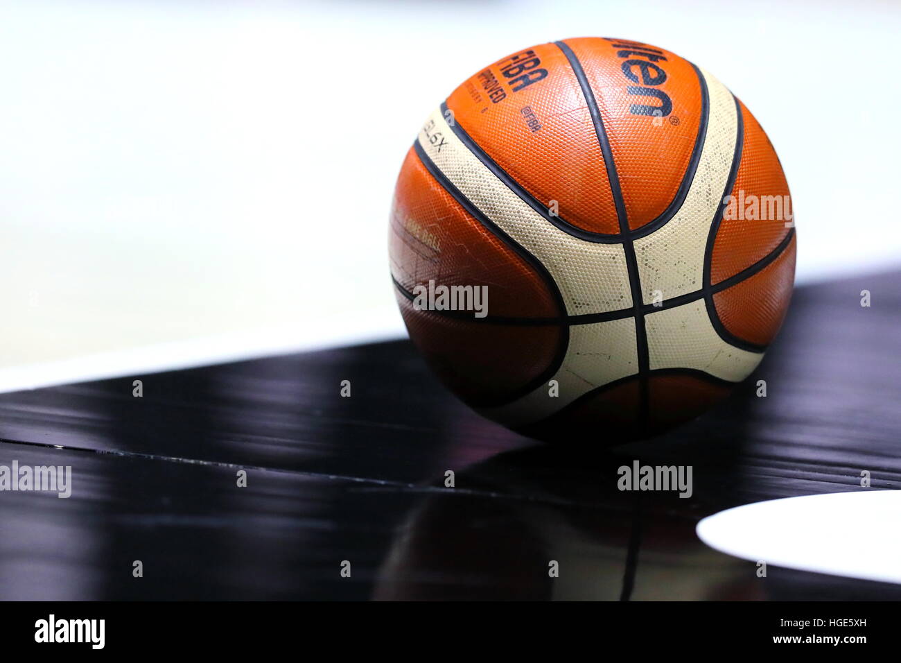 Tokio, Japan. 7. Januar 2017. Basketball-Basketball: Alle Japan Basketball Weltmeisterschaft 2017 Frauen Halbfinalspiel zwischen Chanson V-Magic 57-64 FUJITSU RedWave 1. Yoyogi-Gymnasiums in Tokio, Japan. © AFLO SPORT/Alamy Live-Nachrichten Stockfoto