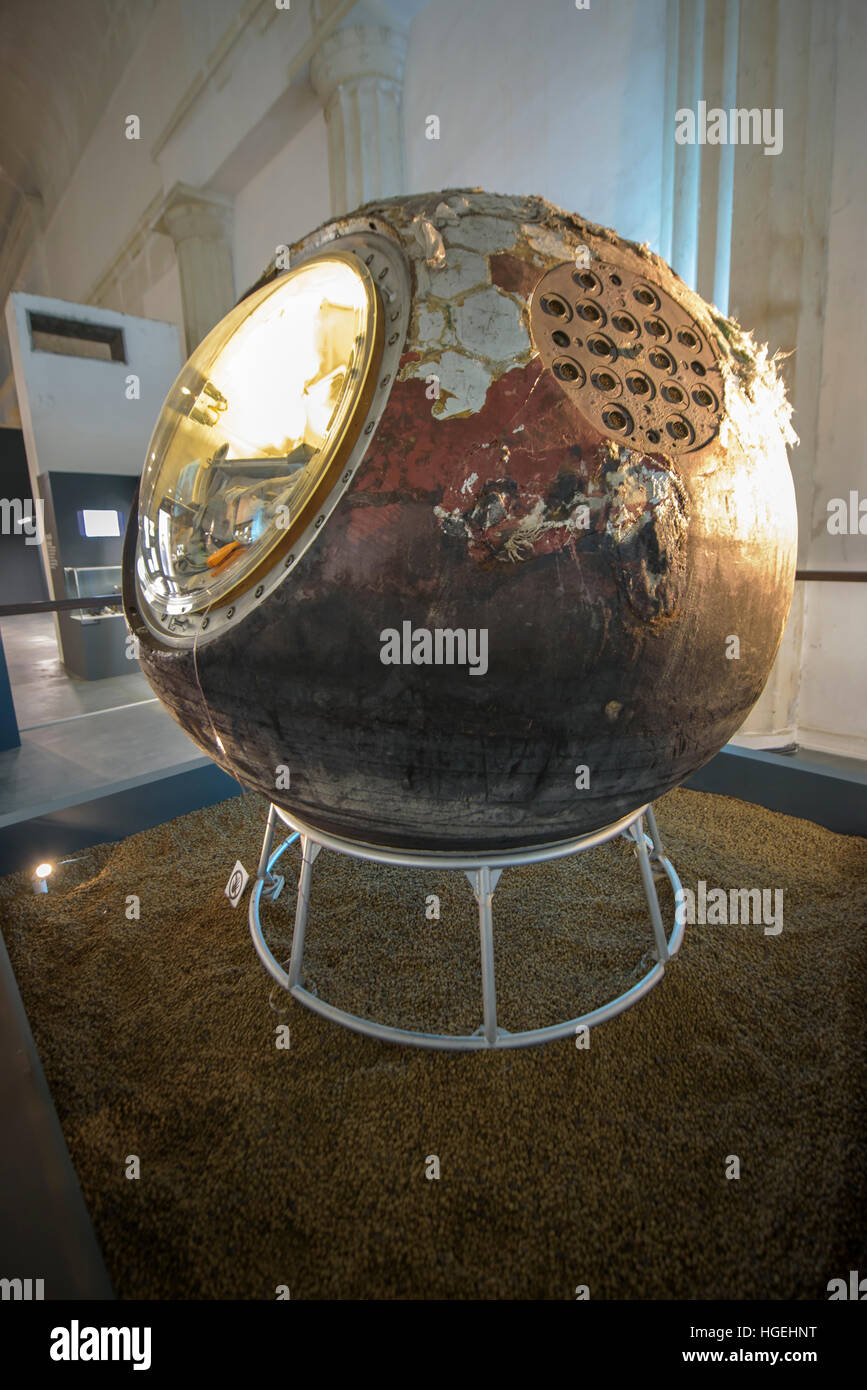 Original Vostok Kapsel ich auf dem Display an der WDNCh wichtigsten