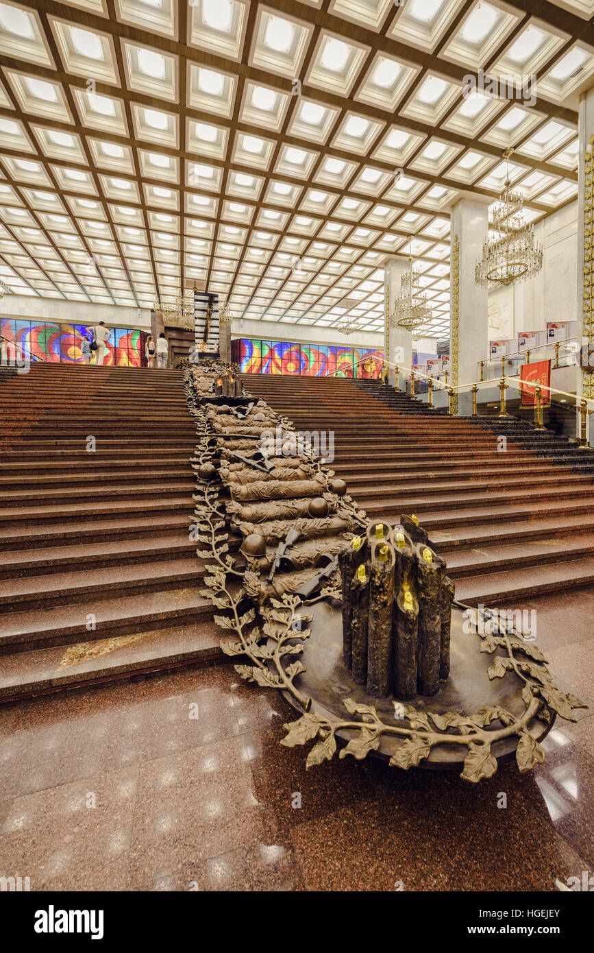 Herrlichkeit Treppenhaus im Museum des großen Vaterländischen Krieges (Moskau) Stockfoto