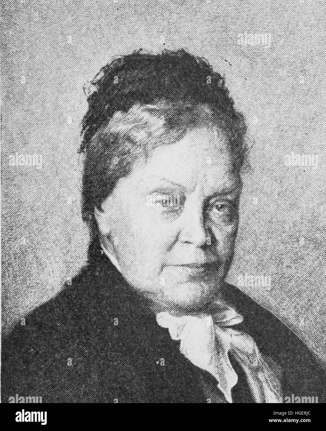 Baronin Marie von Ebner-Eschenbach, Marie Freifrau von Ebner-Eschenbach; 13. September 1830 - 12. März 1916, war ein österreichischer Schriftsteller bekannt für ihre hervorragende psychologische Romane Reproduktion eines Fotos aus dem Jahr 1895, digital verbessert Stockfoto