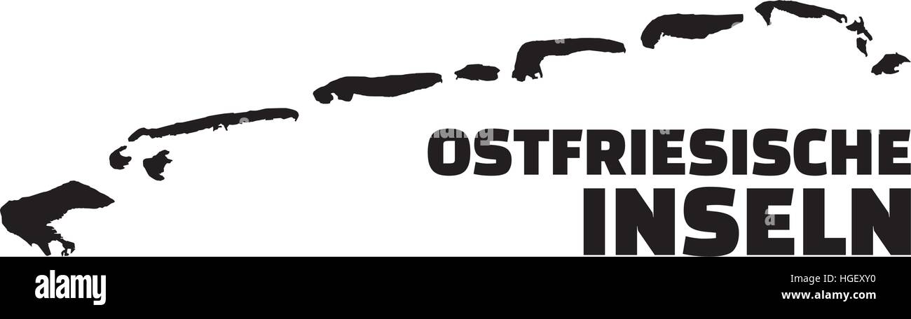 Eine Der Ostfriesischen Inseln 7 Buchstaben Ostfriesische insel nordsee Stock-Vektorgrafiken kaufen - Alamy