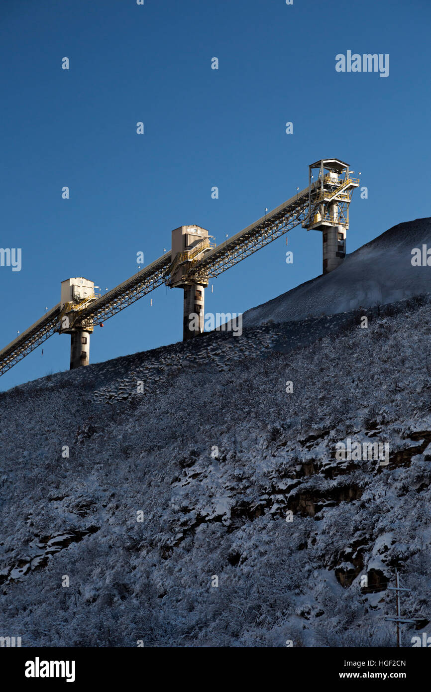 Somerset, Colorado - Verladeanlage am Arch Coal West Elk Mine Kohle. Andere Minen im Bereich geschlossen haben. Stockfoto