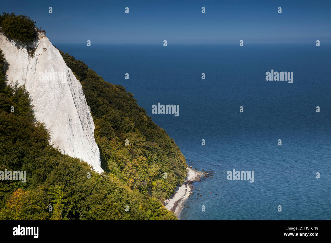 Kreide-Felsen, Klippe Küste Ostseeküste Nationalpark Kreide Stockfoto