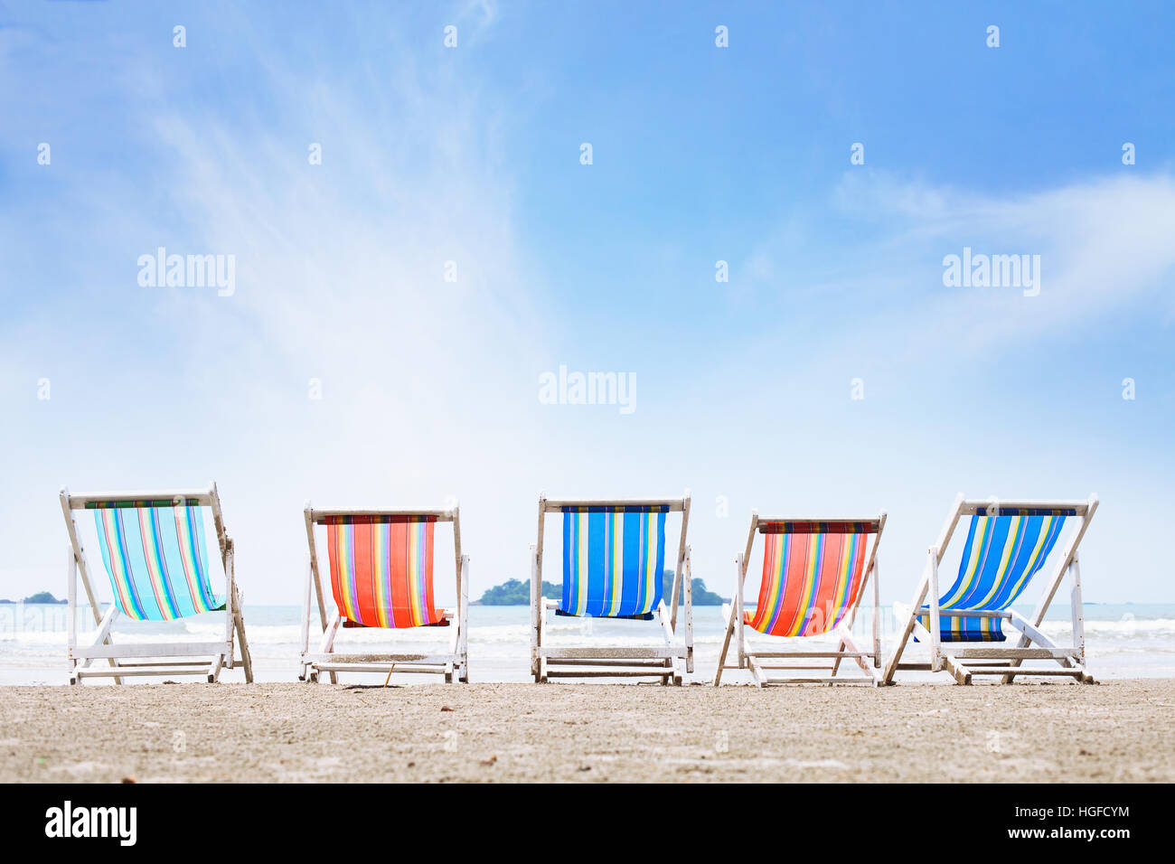 Strand Sommer Urlaub im Hotel, Tourismus und Erholung, Gruppenreise, tropischen Urlaub Stockfoto