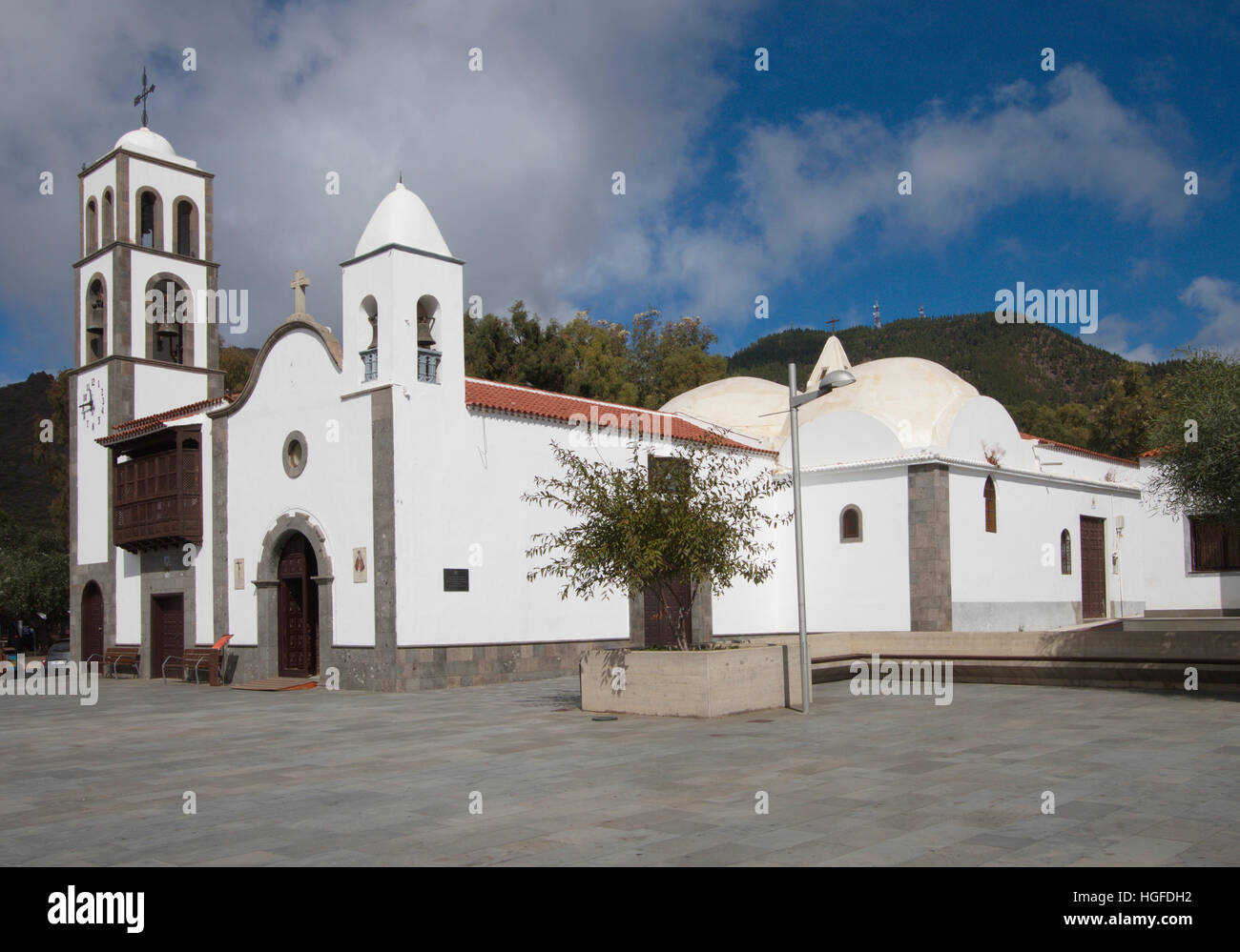 Dorf Santiago del Teide Stockfoto