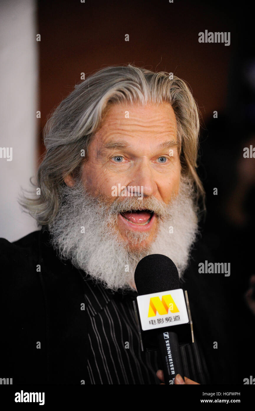 Schauspieler Jeff Bridges besucht "Der kleine Prinz" am Arlington Theater während der Opening Night des 31. Santa Barbara International Film Festival am 3. Februar 2016 in Santa Barbara, Kalifornien. Stockfoto