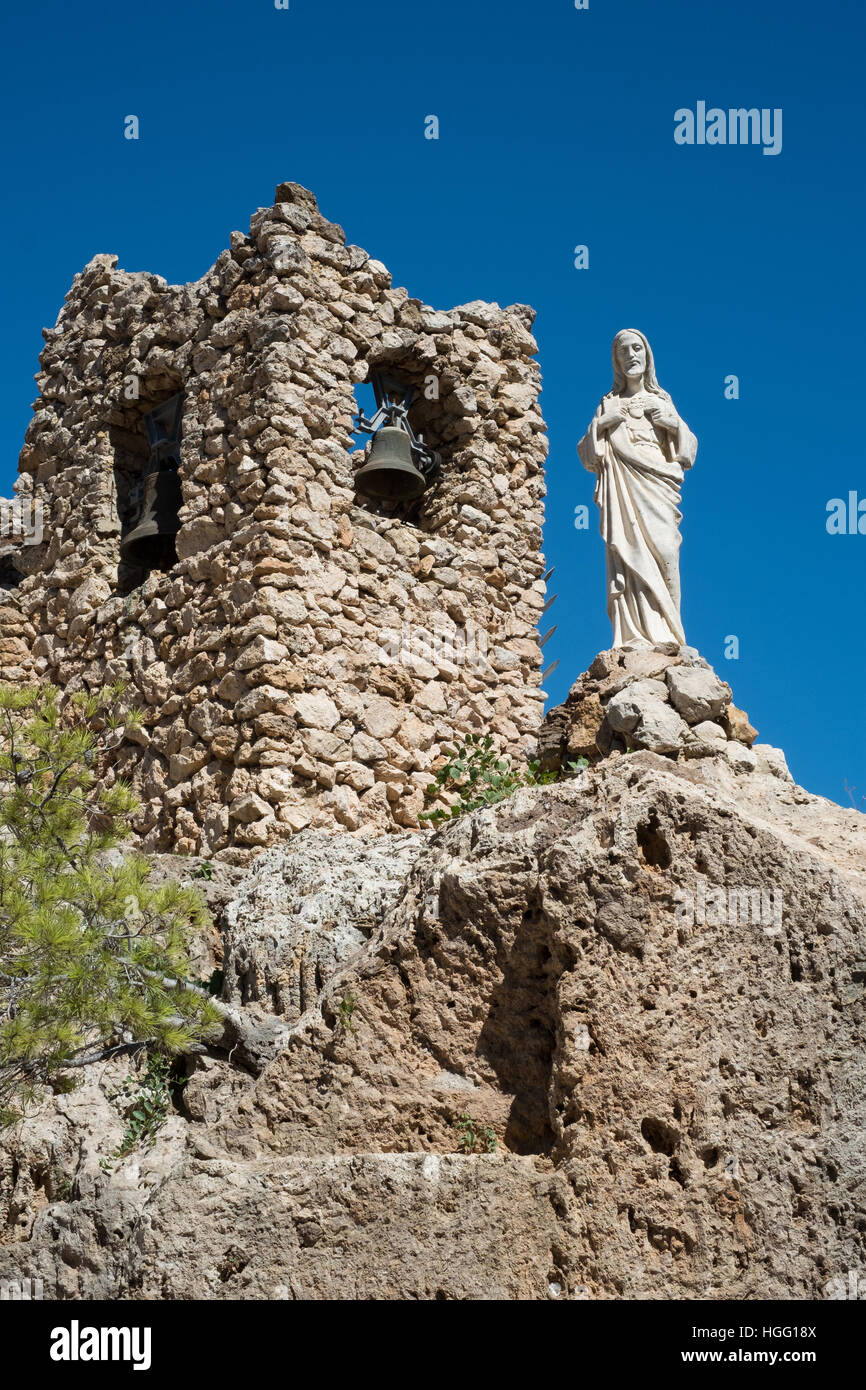 Kapelle der Virgen De La Peña, Jungfrau der Felsen, Mijas, Andalusien, Andalucia, Spanien Stockfoto