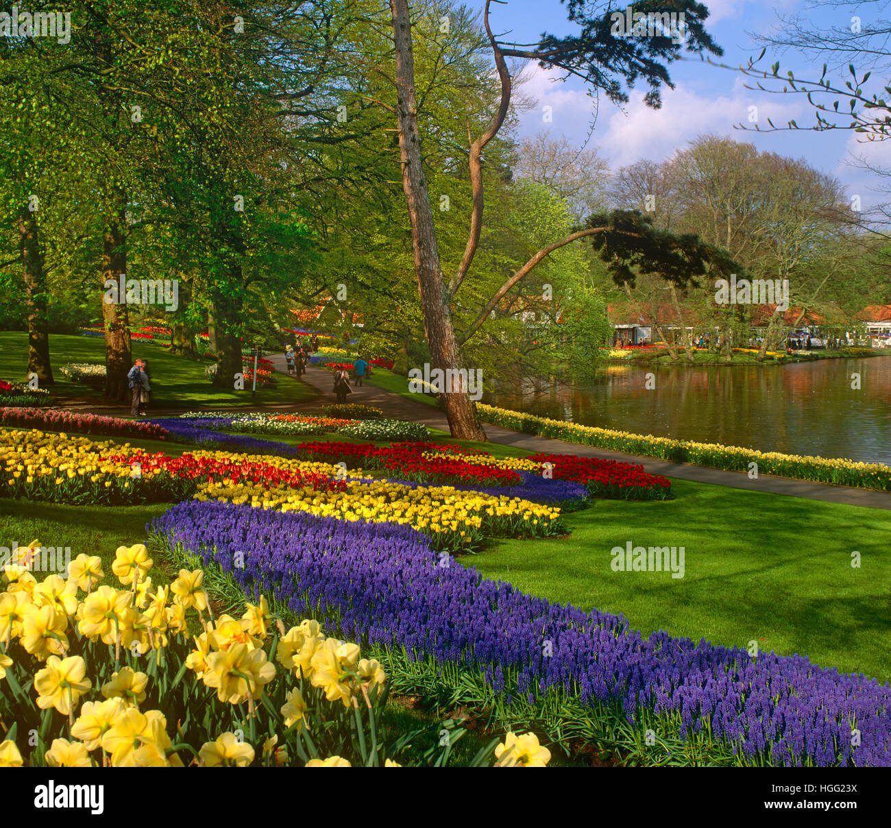 Keukenhof Gärten, Lisse, in der Nähe von Amsterdam, Holland Stockfoto