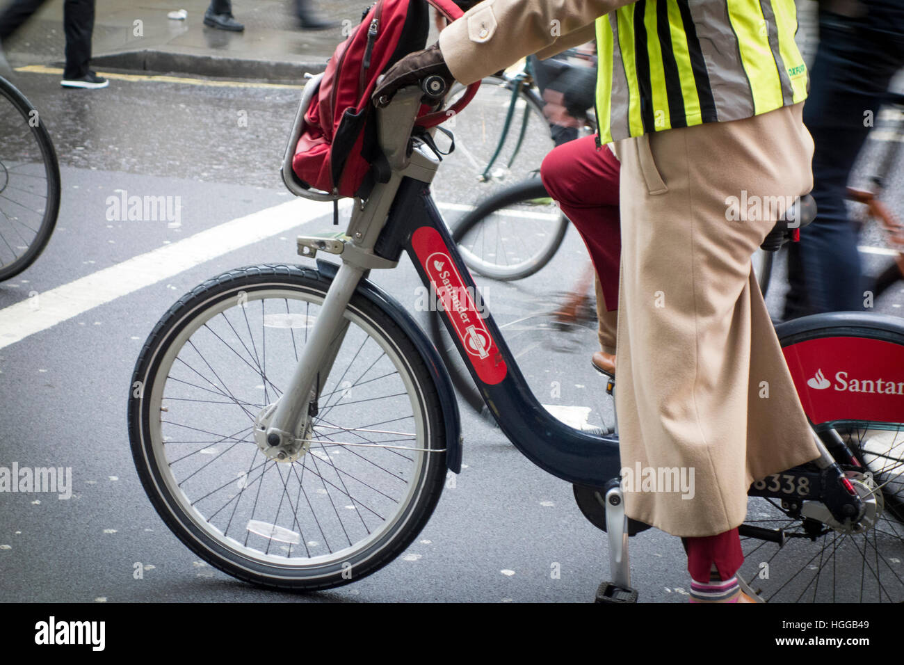 London, UK. 9. Januar 2017. Arbeitskampfmaßnahmen von einigen Londoner U-Bahn Arbeitern verursacht Störung für London-Pendler. © CAMimage/Alamy Live-Nachrichten Stockfoto