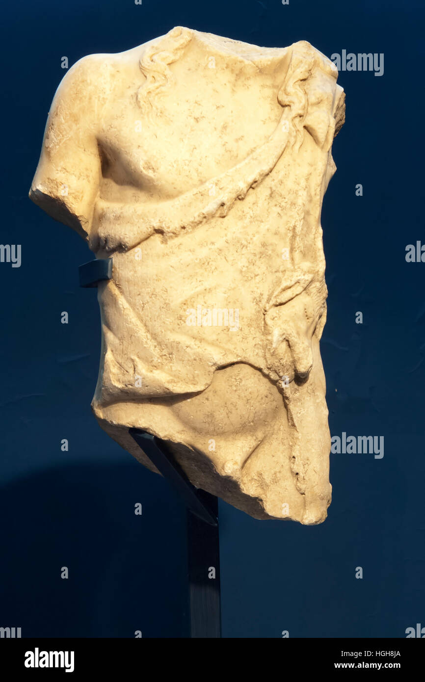 Antike römische archäologische finden, National Museum of Archaeology in Grumento, Basilikata, Italien Stockfoto