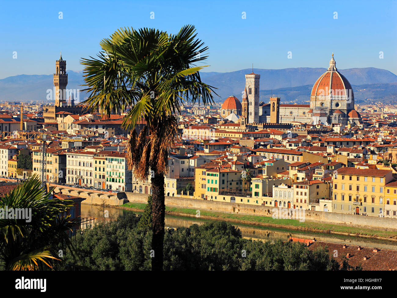 Florenz, Cattedrale di Santa Maria del Fiore in der Toskana, Italien Stockfoto