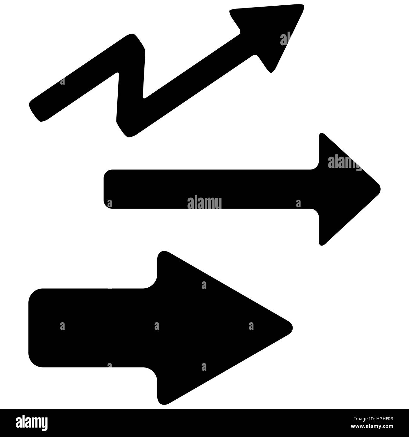 Arrows.Vector. Stockfoto