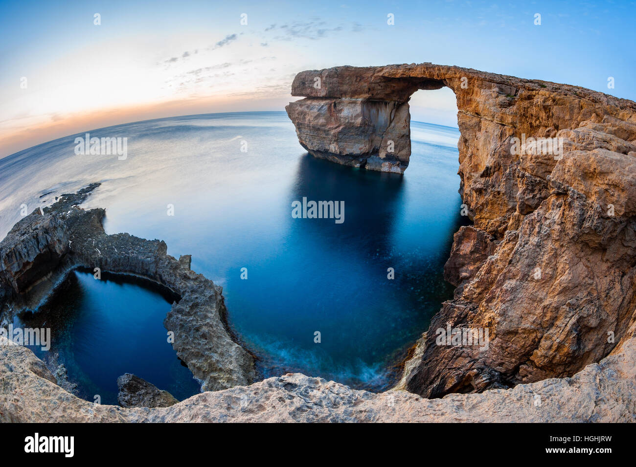 Azure Window Malta Stockfoto