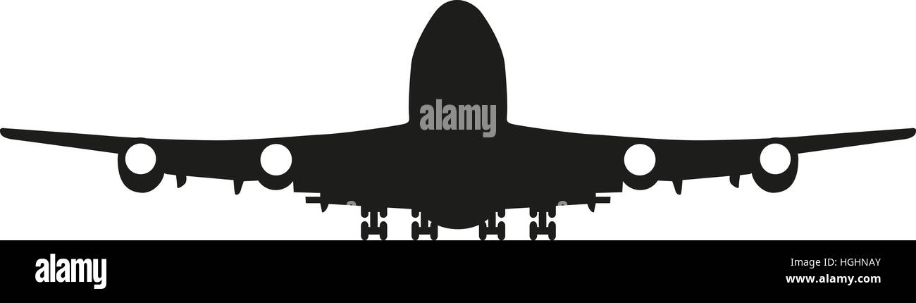 Flugzeug abheben Stockfoto