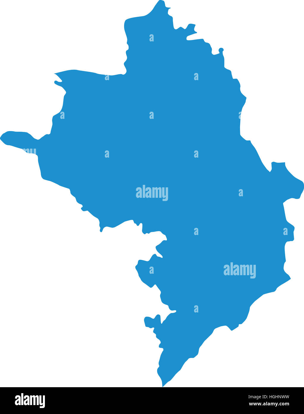 Aserbaidschan-Karte Stockfoto