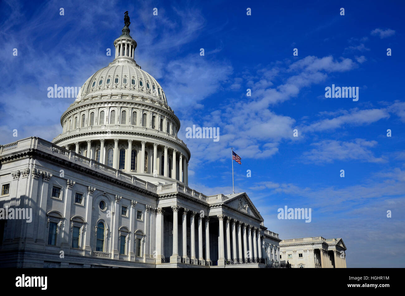 United States Capitol Building in Washington DC öffentliche Gebäude Stockfoto