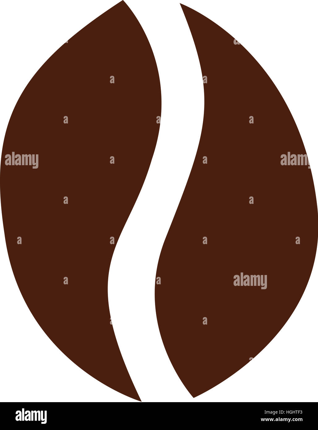 Kaffeebohne Logo Stockfotografie Alamy