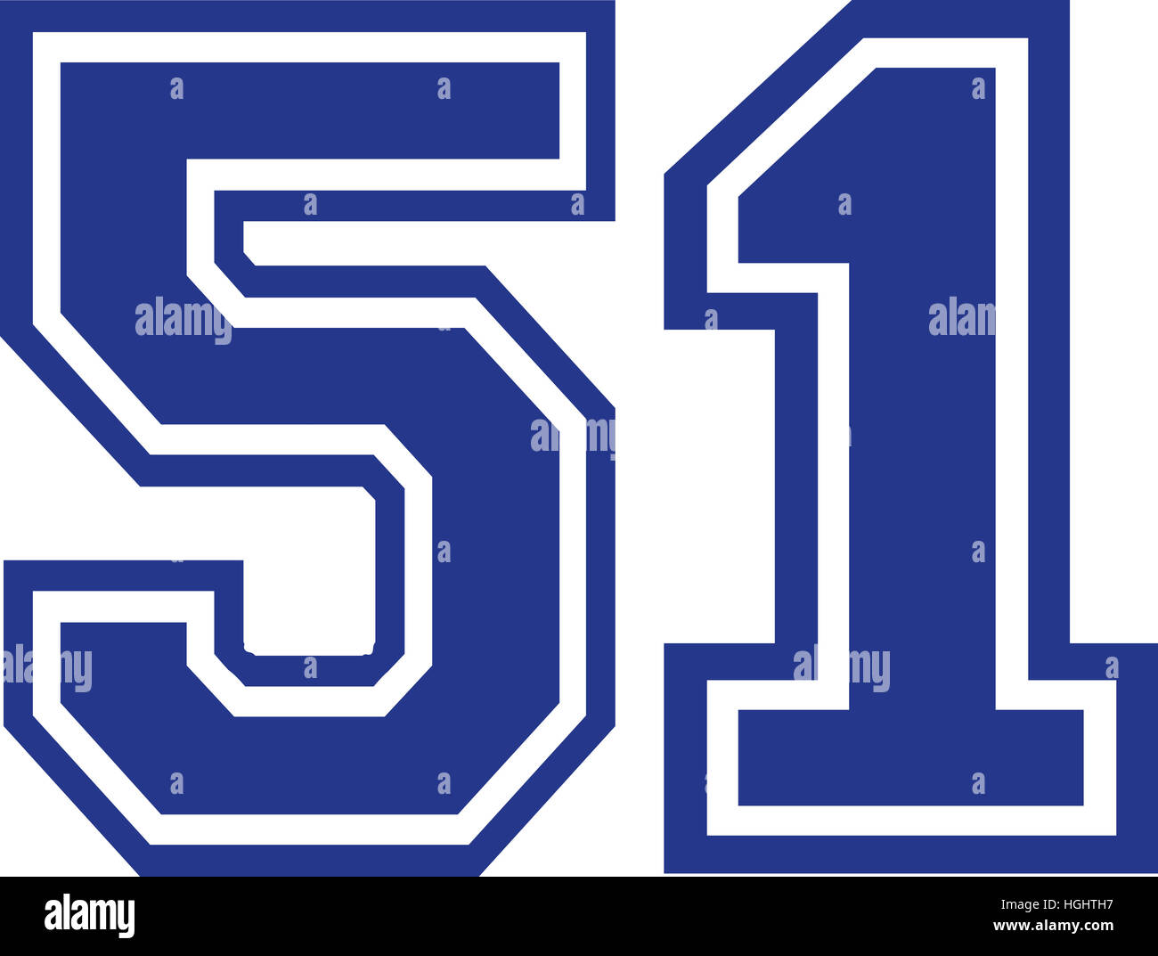 Ziffer 51 Stockfotos und -bilder Kaufen - Alamy