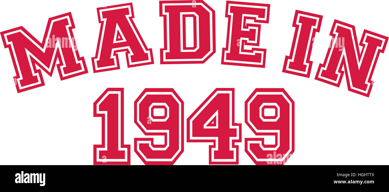 Baujahr 1949 Stockfoto