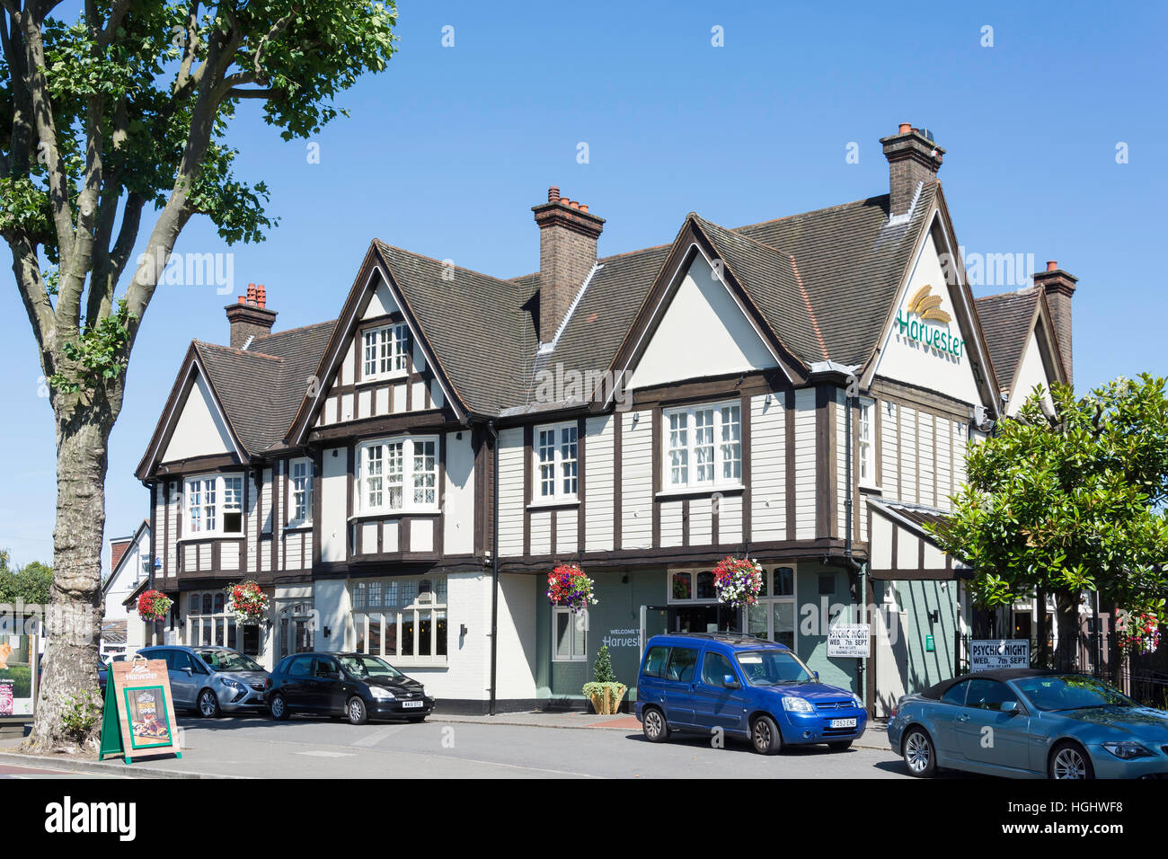 Harvester Restaurant, Boston Manor Road, Hanwell, London Borough of Ealing, Greater London, England, United Kingdom Stockfoto