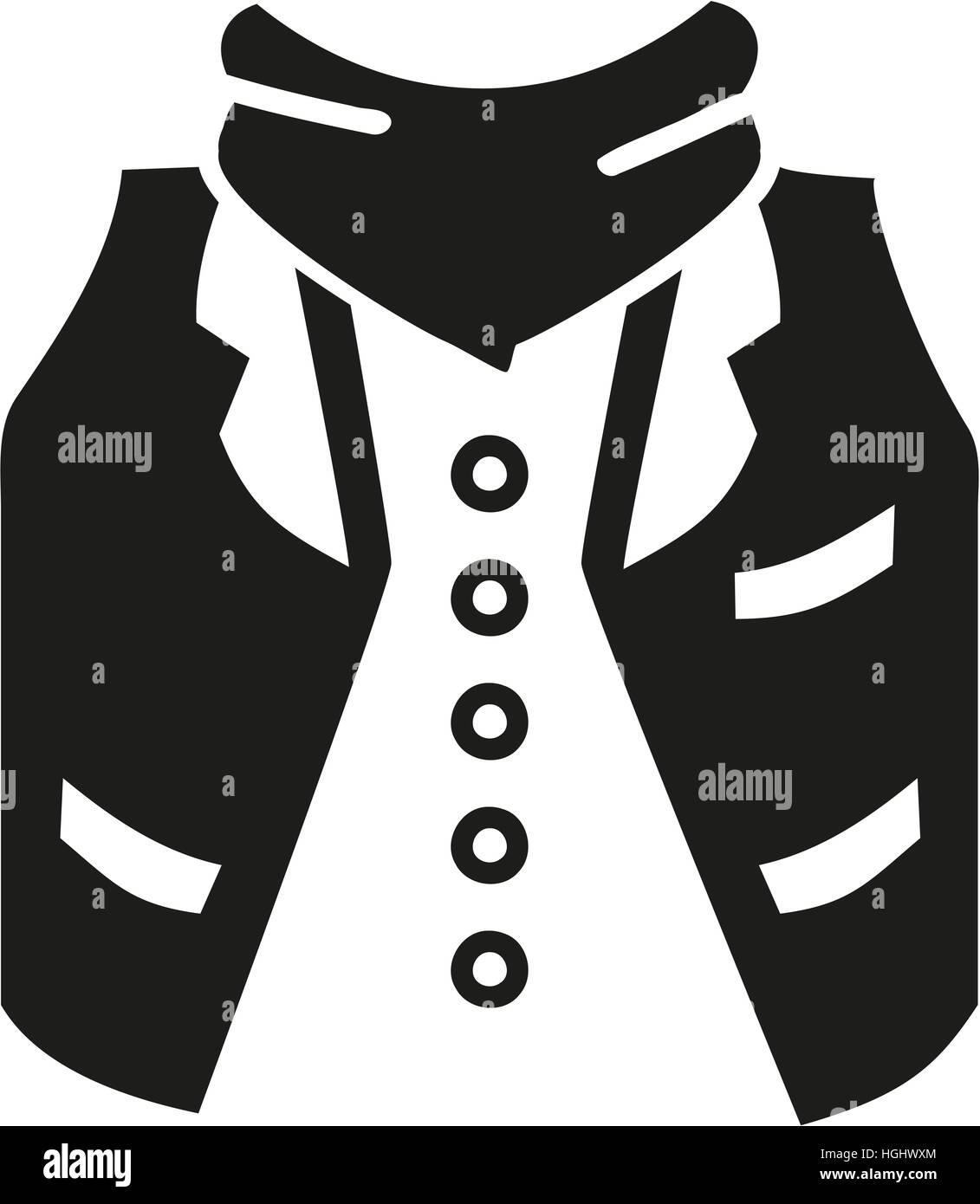 Cowboy Jacke für Hemden Stockfoto