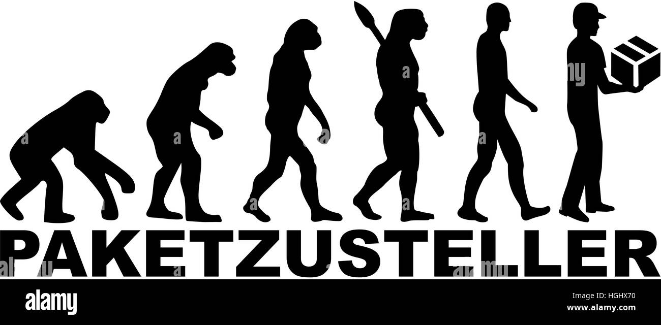 Evolution-Lieferant. Deutsch Stockfoto