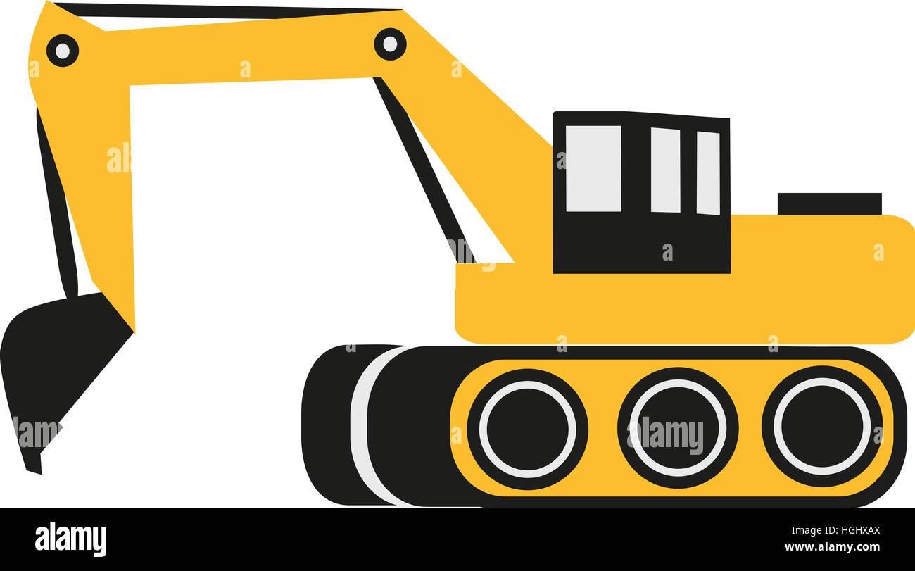 Bagger Stockfoto