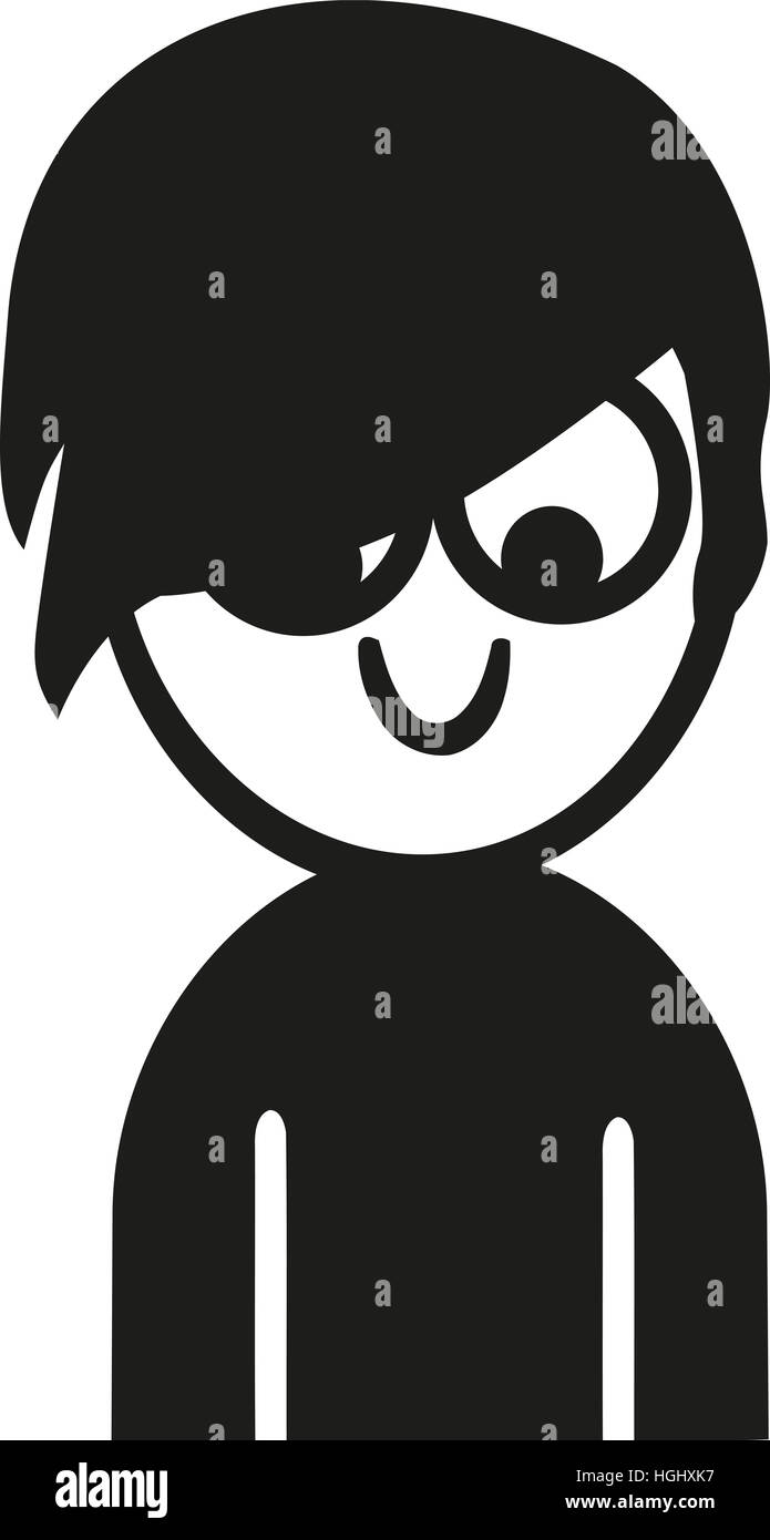 Emo-Piktogramm Stockfoto